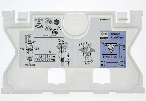 Geberit Dizayn,Sigma,UP300 ve UP320 İçin Kapak